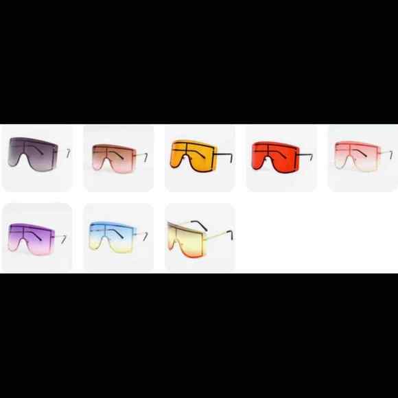 Sunglasses Shields, Oversized, Lightweight, Comfortable, Unisex - Picture 2 of 3